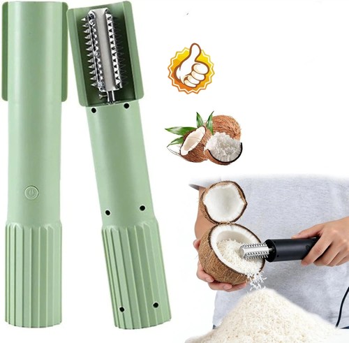 Electric coconut grater - coconut,