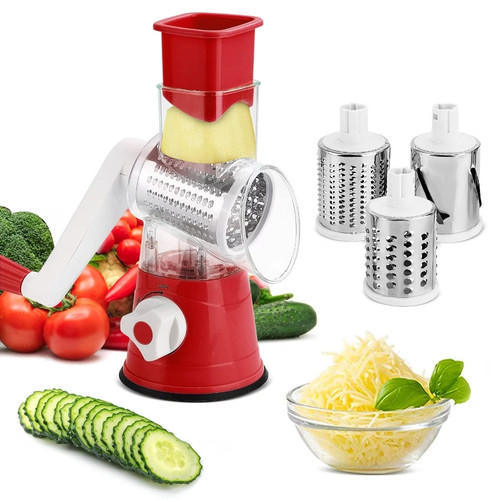 Rotary cheese grater ss - cheese,