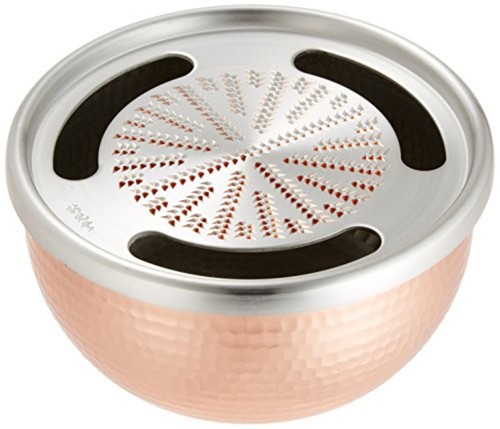 Copper hand rolled grater - copper, hand-rolled